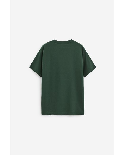 Pleasures Green Crash T-Shirt for men