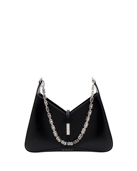 Givenchy Black Cut-Out Zipped Shoulder Bag