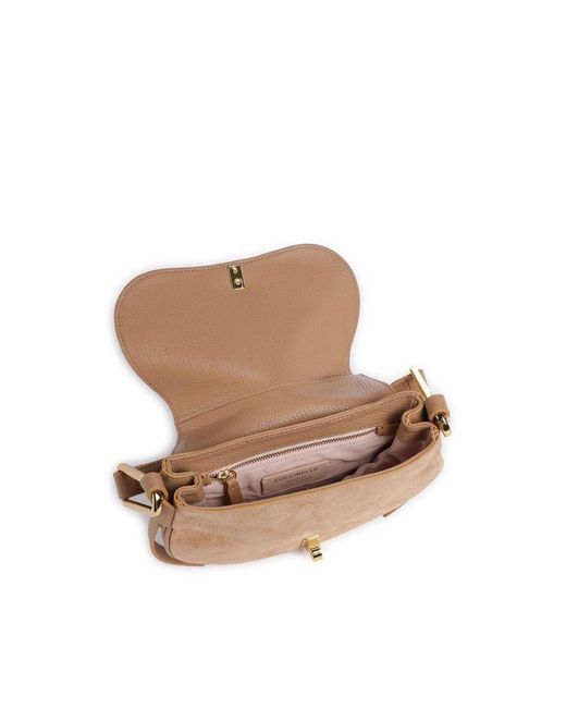 Coccinelle Natural Shoulder Bag Cowhide Shoulder-Bags