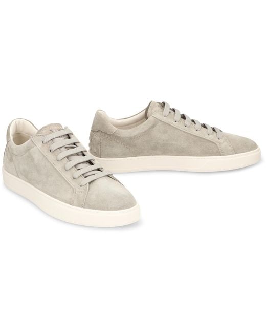 Tod's Natural Suede Sneakers Calf Trainers for men