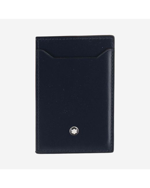 Montblanc Card Case 3 Compartments Meisterstück in Blue for Men Lyst