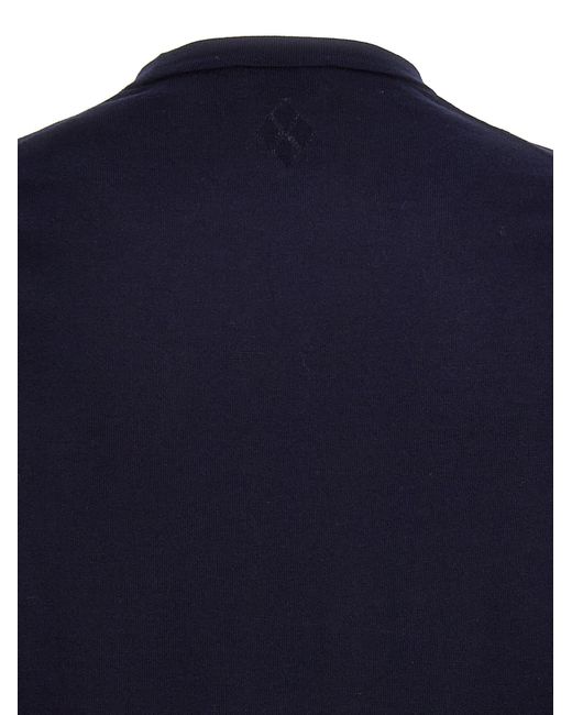 Ballantyne Blue Cotton Sweater for men