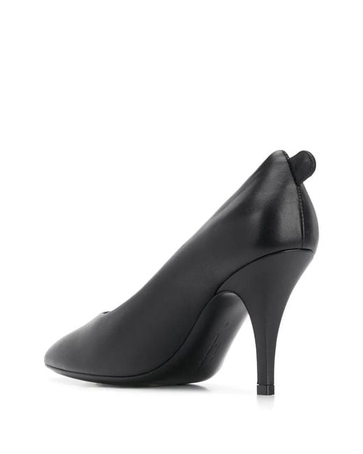 Ferragamo Black Gancini Pumps