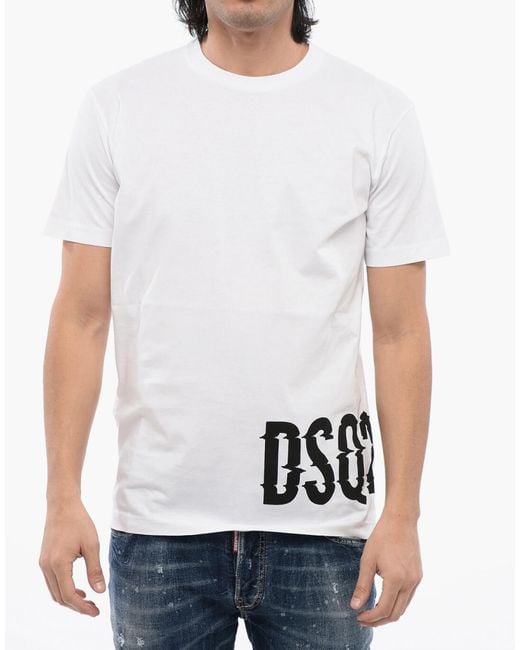 DSquared² Blue Cool Fit Dsq2 Logo T-Shirt Clothing Polo & T-Shirts for men