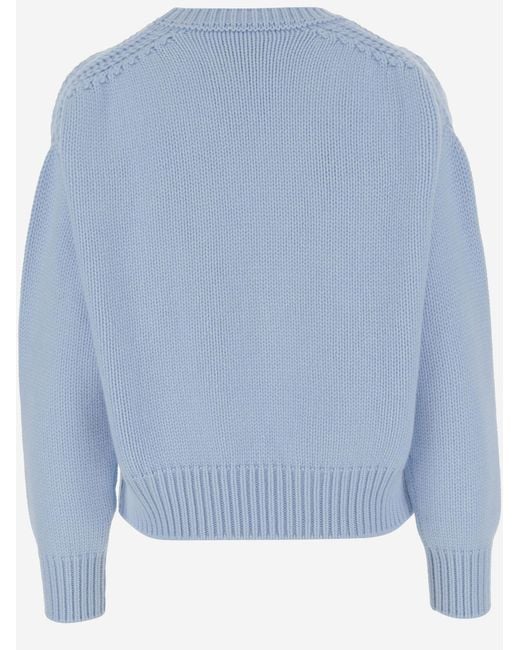Sa Su Phi Blue Cashmere Jade Sweater