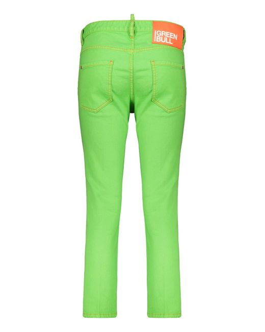 DSquared² Green Cool Girl 5-Pocket Jeans