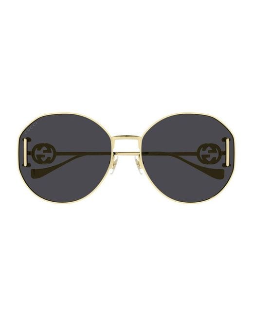 Gucci Brown Sunglasses Oval Full Rim, Frame And Lens Gg1206Sa002