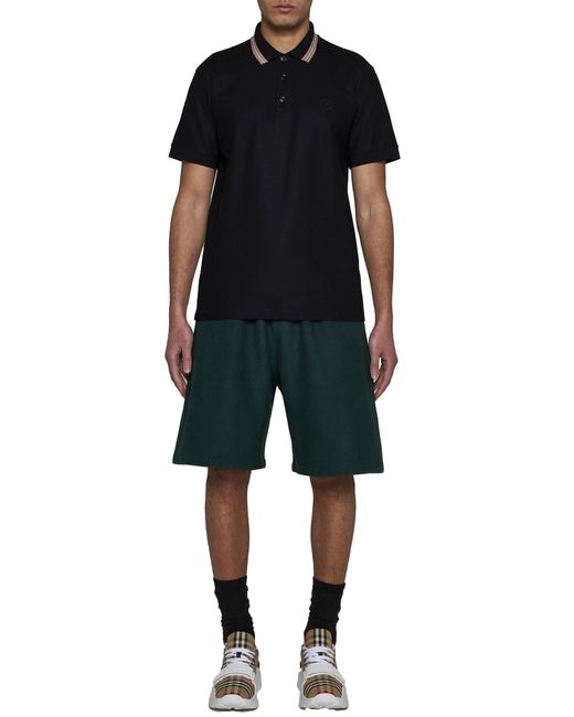 Burberry Black T-shirts And Polos for men
