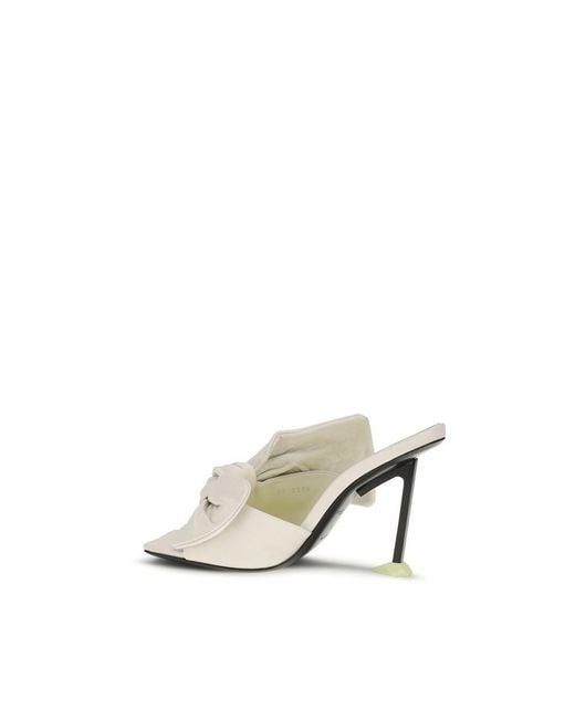 Givenchy White Lamb Ovis Aries Mules