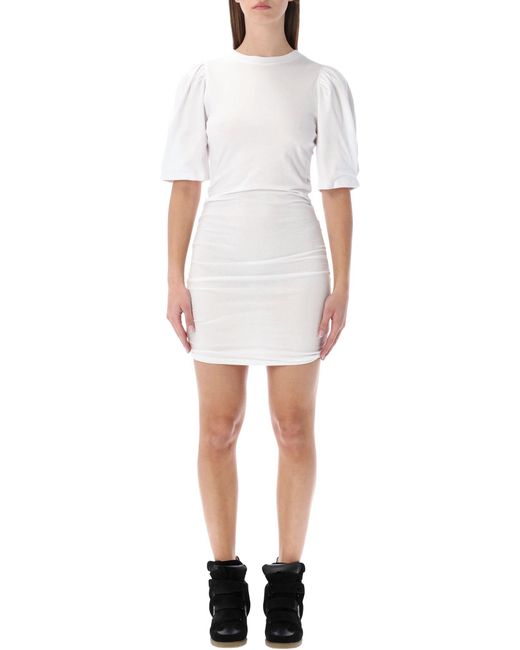 Isabel Marant White Isabel Marant Mylda Organic Cotton Dress