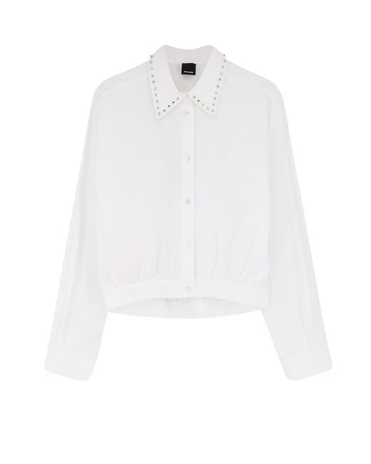 Pinko White Shirts Cotone