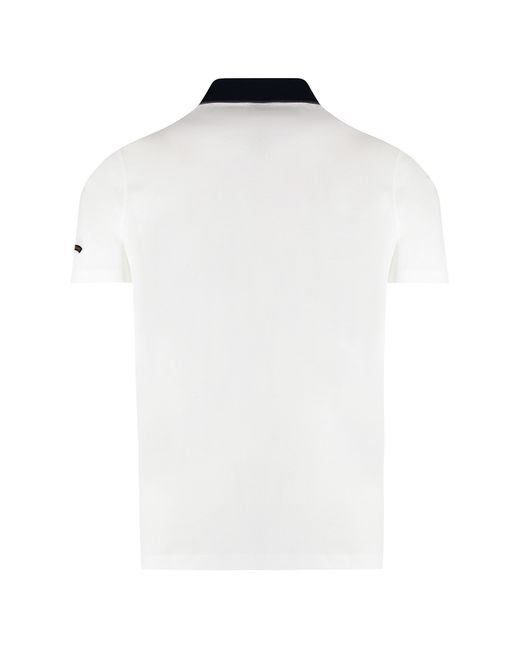 Paul & Shark Black Short Sleeve Cotton Polo Shirt for men