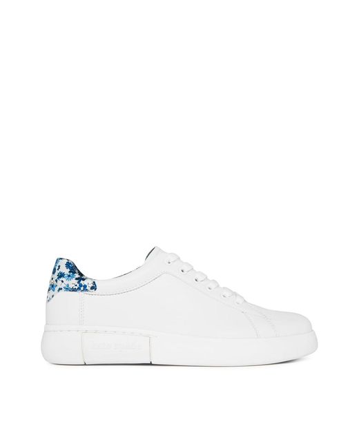 Kate Spade White Lift Logo Sneakers