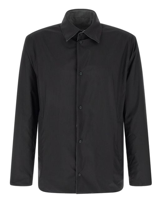 Herno Gray Reversible Overshirt for men