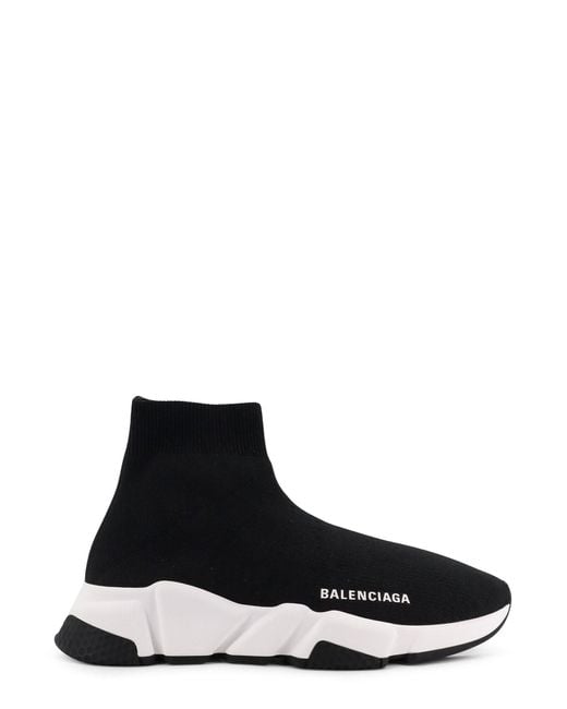 Balenciaga Black Speed Lt Knit Sneakers