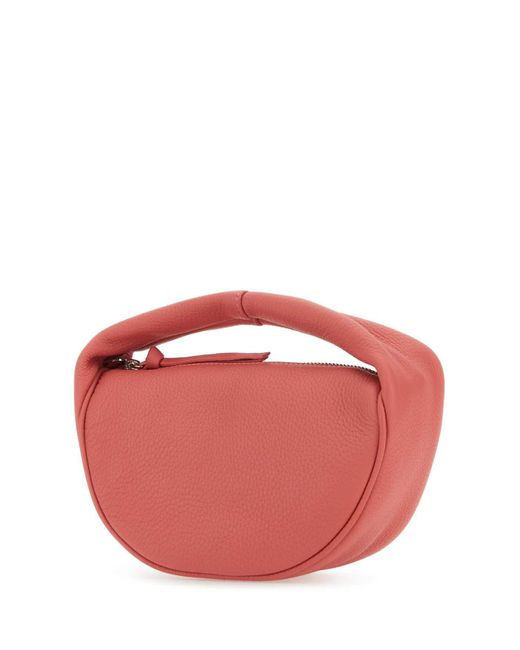 By Far Pink Leather Cush Baby Handbag