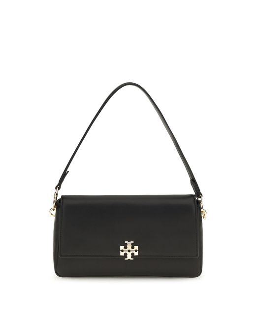 Tory Burch Black Shoulder Bag Charlie Leather Calf