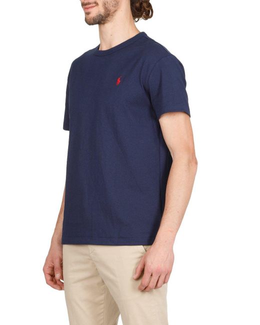 Polo Ralph Lauren Blue Midnight Cotton T-Shirt for men