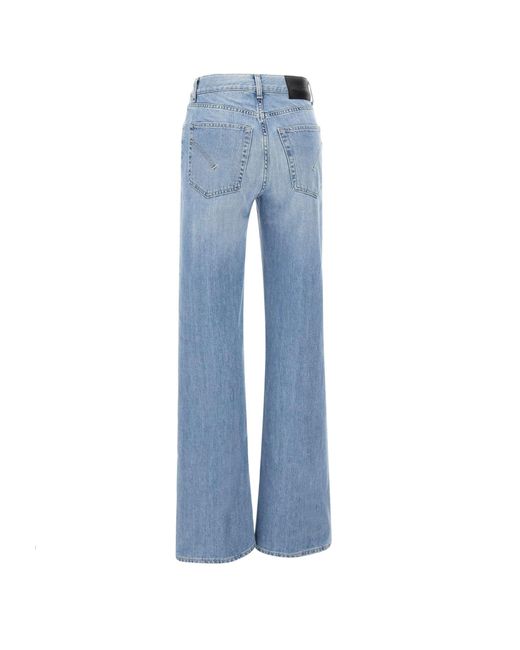 Dondup Blue Mabel Cotton Jeans