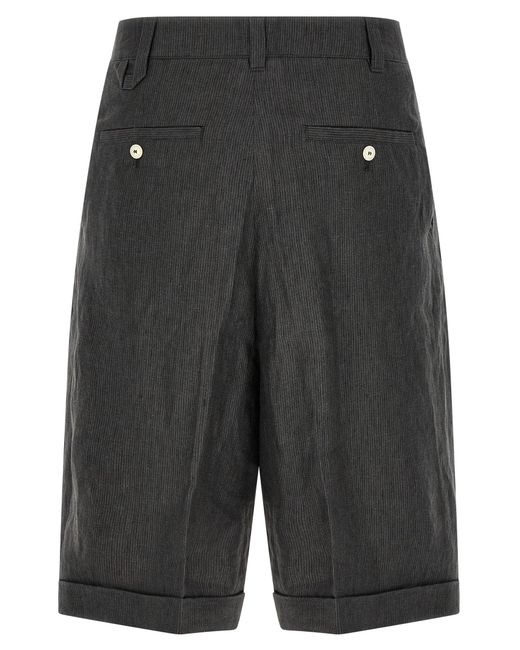 Jacquemus Gray 'Le Short Pastro' Bermuda Shorts for men