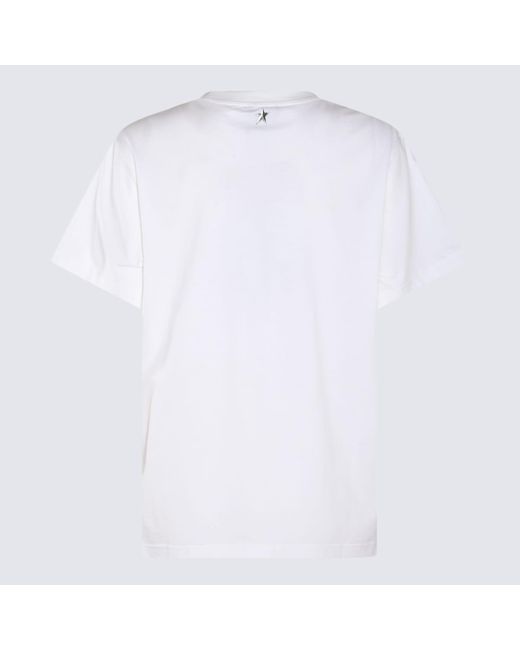 Mugler White Cotton T-Shirt