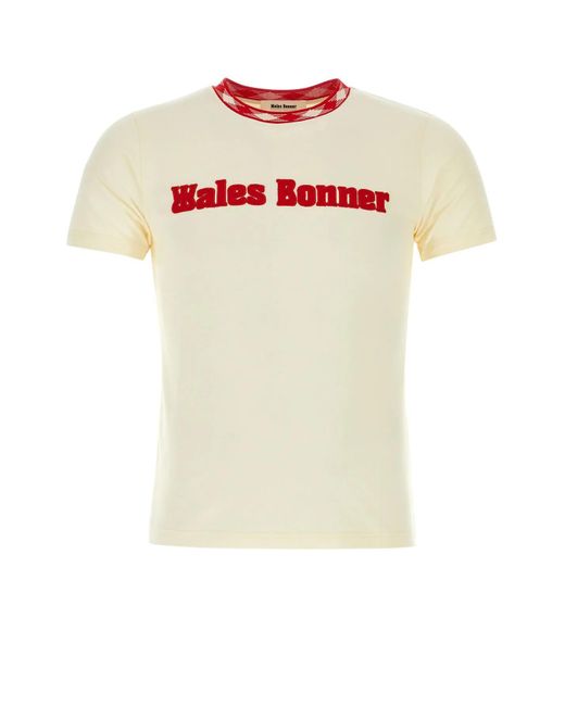 Wales Bonner White Cotton Sorbonne 56 T-Shirt