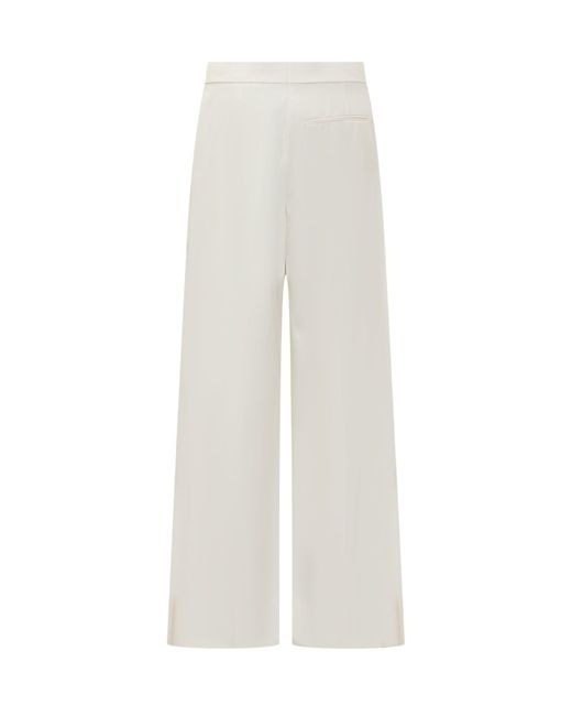 Stella McCartney Cotton Pants in White | Lyst