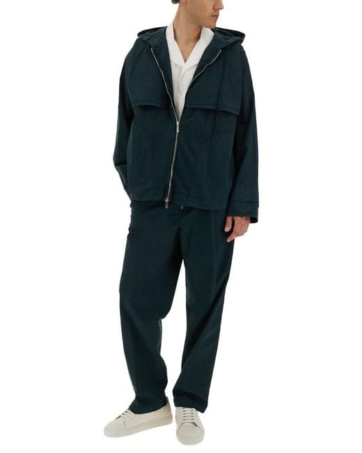 Helmut Lang Blue Zoot Cargo Pants for men