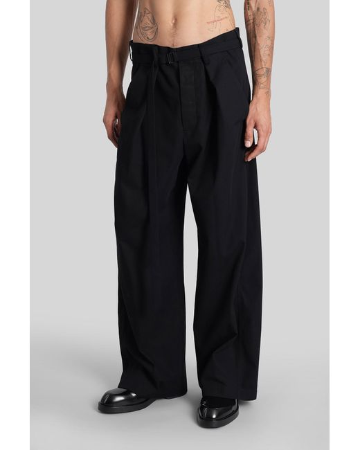Ann Demeulemeester Black Norulf Pants for men