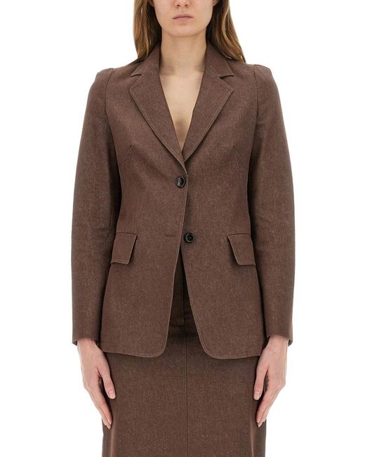 Max Mara Brown Jacket Ambush Cotton