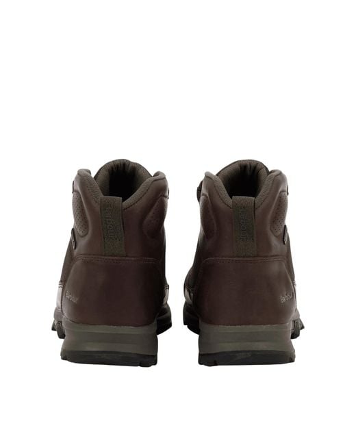 Barbour Brown Malvern Hiker Boots for men