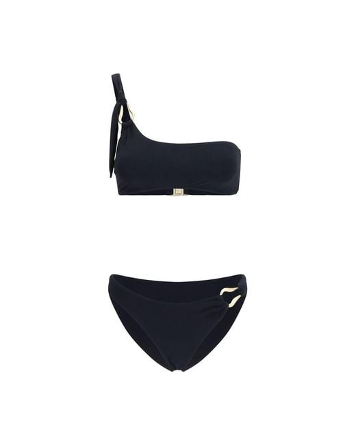 Zimmermann Blue Elastane Bikini Clothing