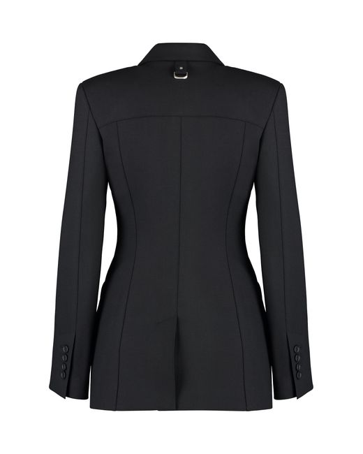 Off-White c/o Virgil Abloh Black Wool Blend Blazer Virgin Jacket