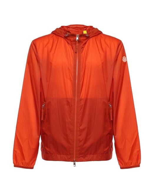 Moncler Orange Light Jackets for men