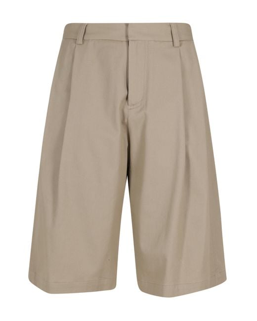 Tela Natural Bermuda Lake Cotone Elastan Fodera: Short