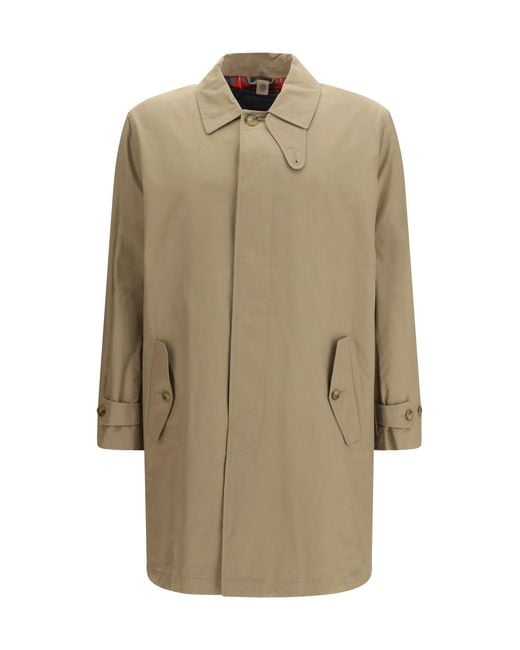 Baracuta Natural G10 Trench Coat Polyester; Cotton for men