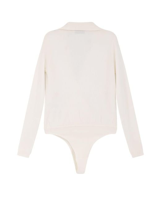 Elisabetta Franchi White Viscose Blend Body