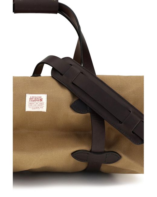 Filson Natural Small Rugged Twill Travel Bag Cotton Shoulder for men