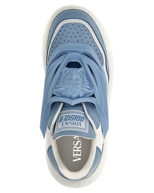 Versace Blue 'Odissea' Sneakers for men