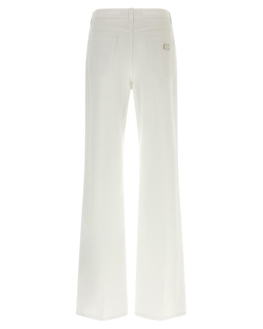 Dolce & Gabbana White Denim Jeans