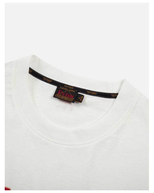 Evisu White T-Shirts And Polos for men
