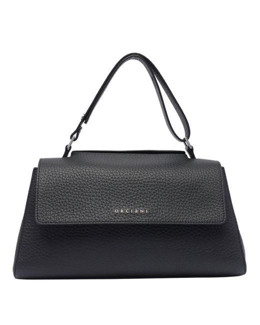 Orciani Black Sveva Longuette Soft Bag