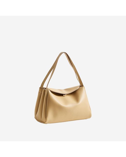 THEMOIRÈ Natural Shoulder Bag Vegan Fabric