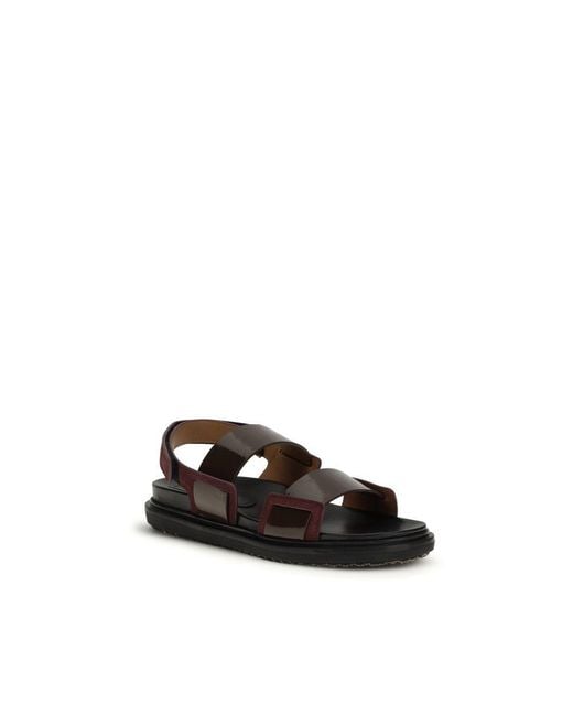 Marni Black Calf Leather Bos Taurus Strap