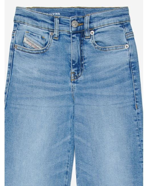 DIESEL Blue Stretch Cotton Jeans