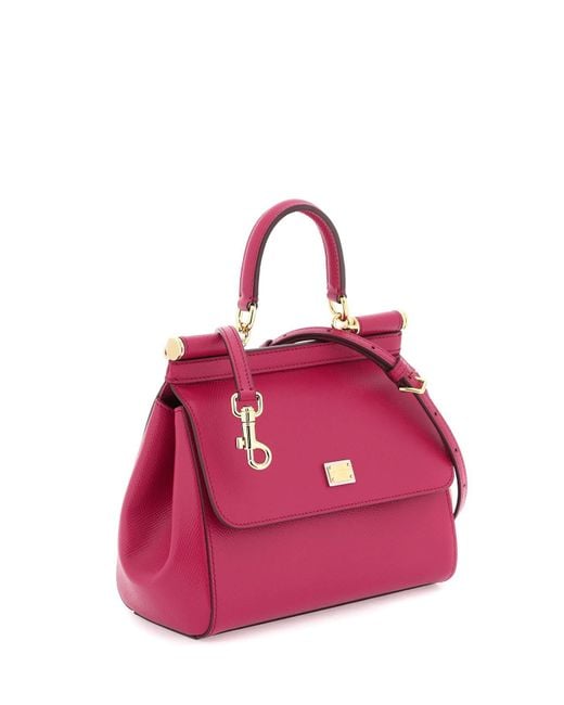 Dolce & Gabbana Pink Medium Sicily Handbag
