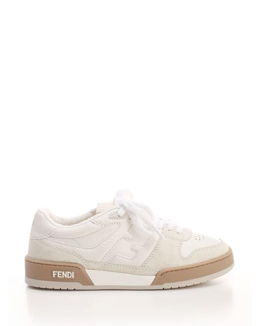 Fendi White Sneakers Shoes