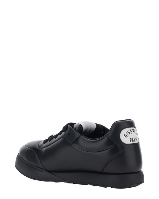 Givenchy Black Low-Top Leather Sneakers Trainers for men