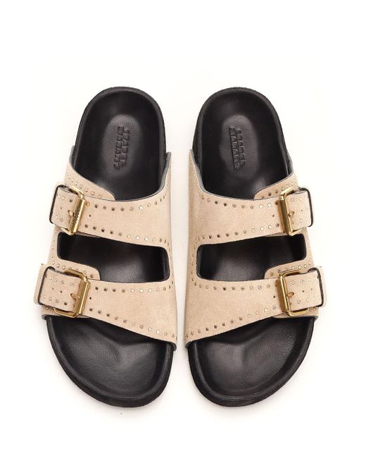 Isabel Marant White Lennyo Sandals