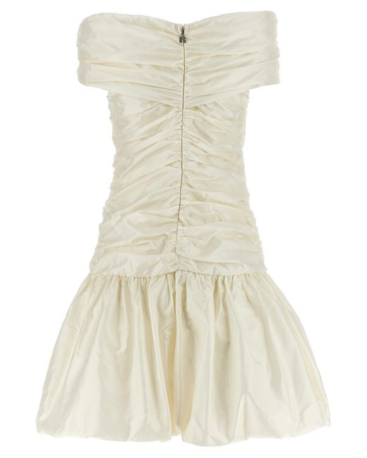 ROTATE BIRGER CHRISTENSEN White 'Off Shoulder' Dress